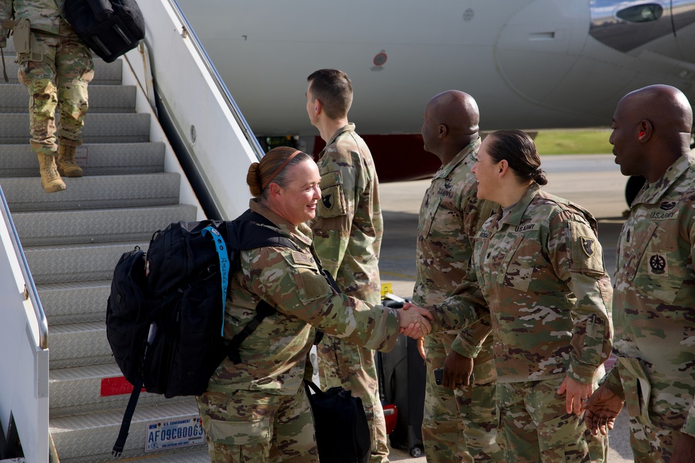 Bravo Battery, 1st Battalion, 1st Air Defense Artillery Regiment returns from Middle East deployment