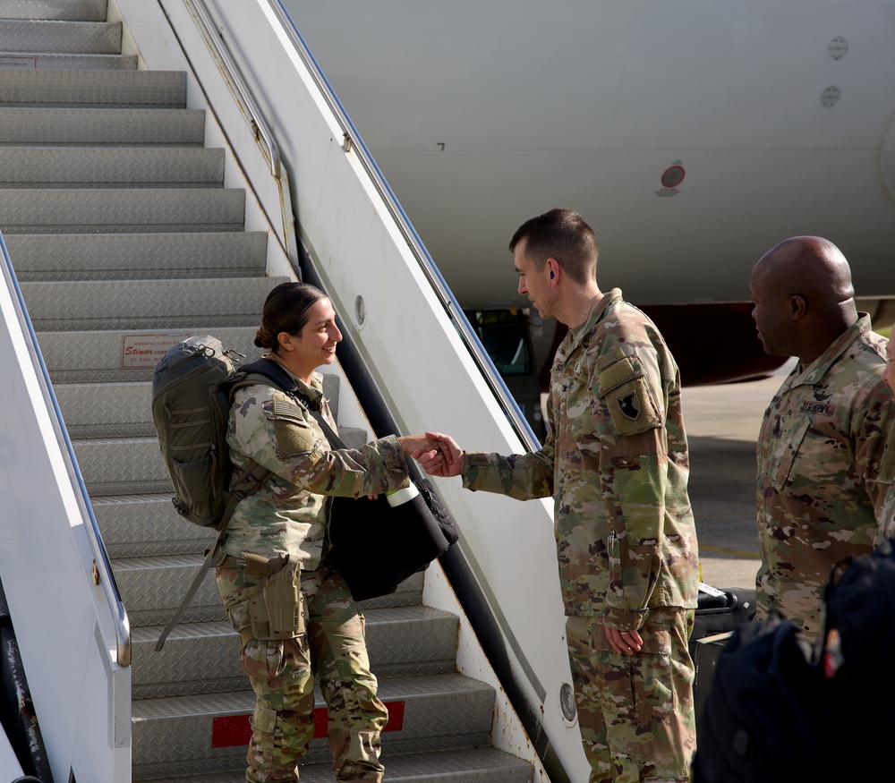 Bravo Battery, 1st Battalion, 1st Air Defense Artillery Regiment returns from Middle East deployment