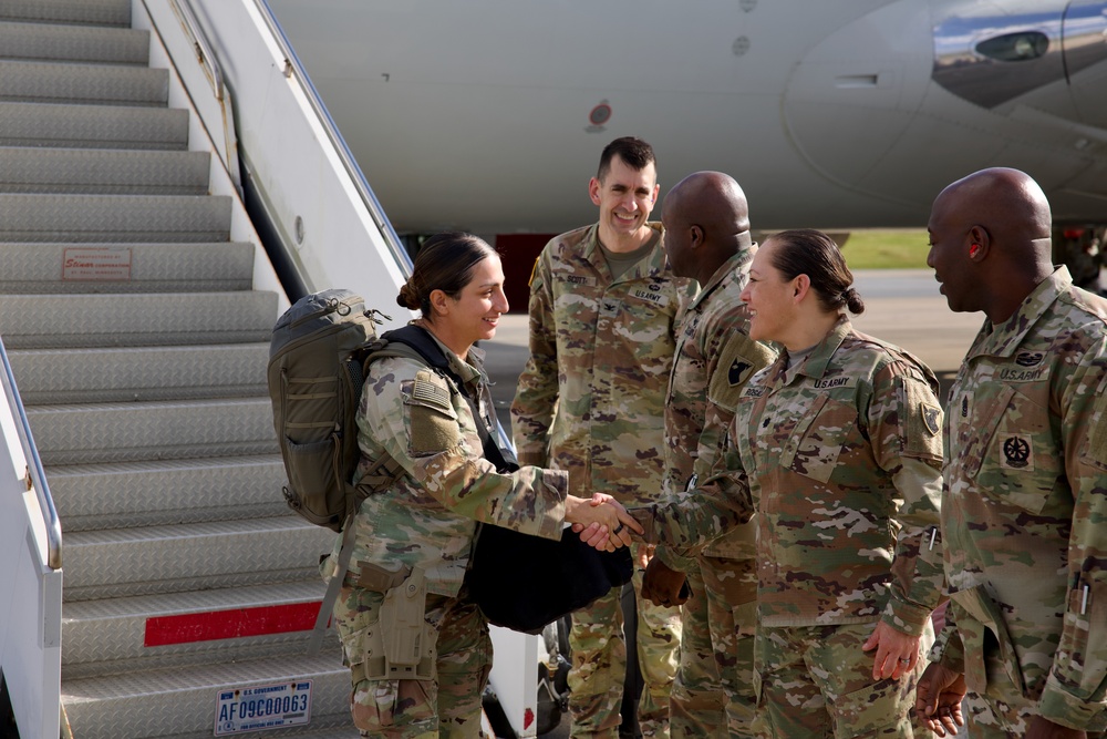 Bravo Battery, 1st Battalion, 1st Air Defense Artillery Regiment returns from Middle East deployment