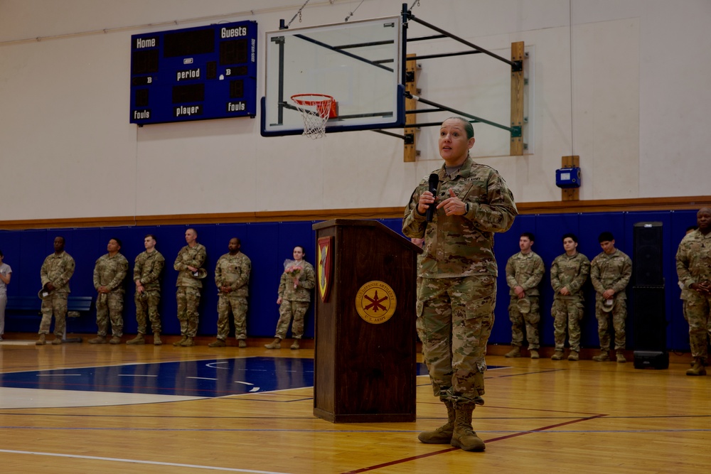 Bravo Battery, 1st Battalion, 1st Air Defense Artillery Regiment returns from Middle East deployment