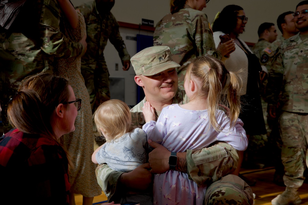 Bravo Battery, 1st Battalion, 1st Air Defense Artillery Regiment returns from Middle East deployment