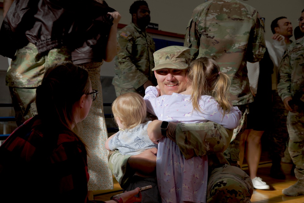 Bravo Battery, 1st Battalion, 1st Air Defense Artillery Regiment returns from Middle East deployment