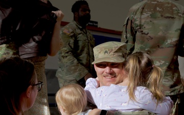 Bravo Battery, 1st Battalion, 1st Air Defense Artillery Regiment returns from Middle East deployment