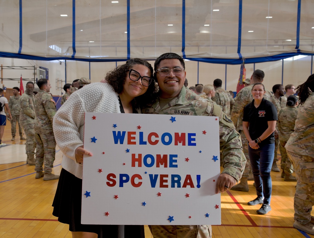 Bravo Battery, 1st Battalion, 1st Air Defense Artillery Regiment returns from Middle East deployment