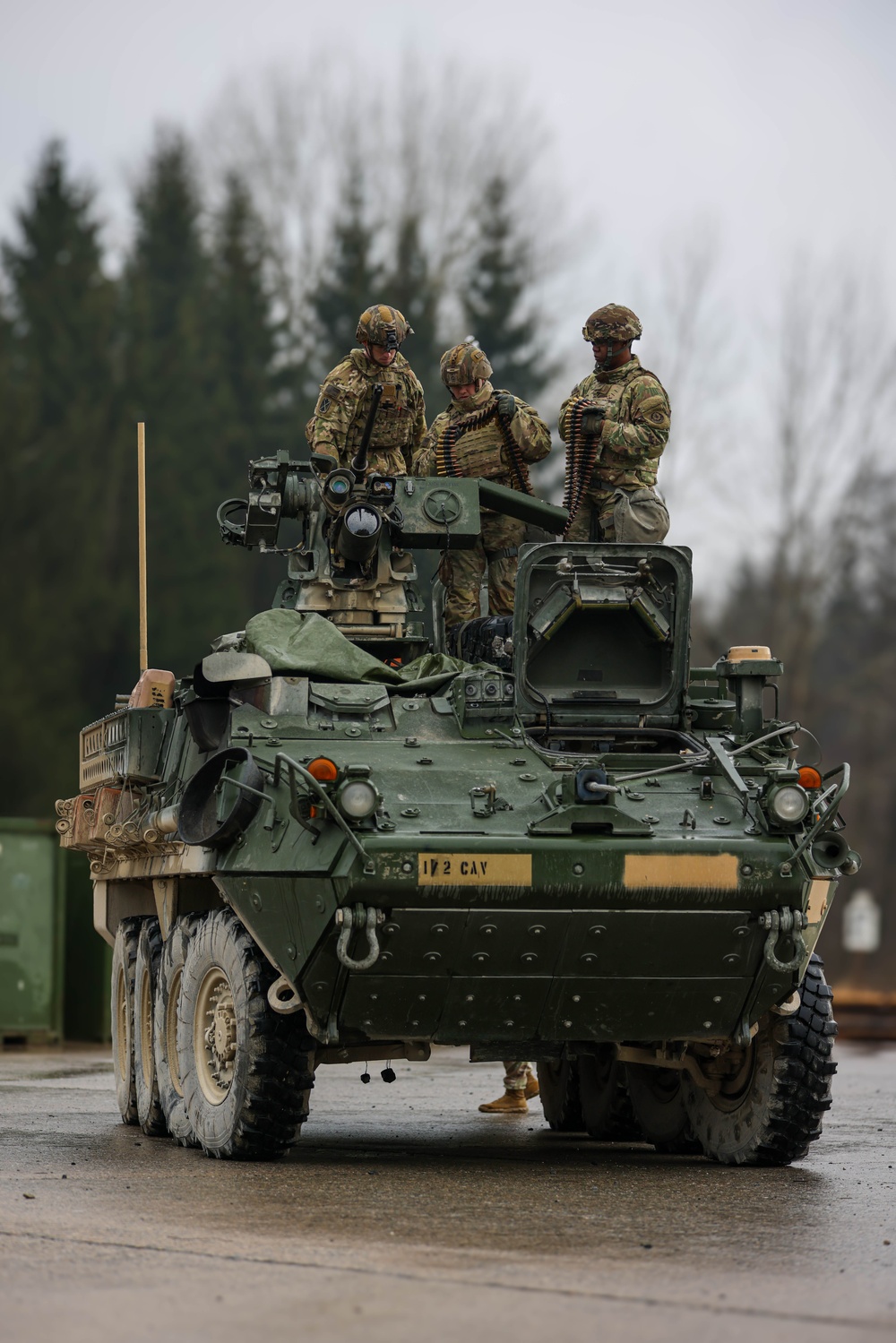 SMA Weimer visits 2CR range, troops &amp; leaders in Bavaria