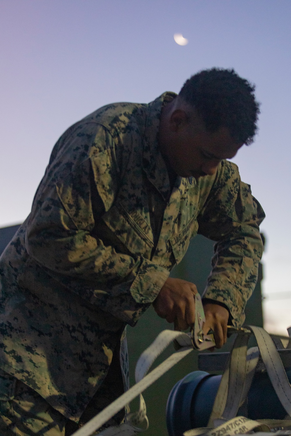 U.S. Marines build and inspect ordnance on Tinian