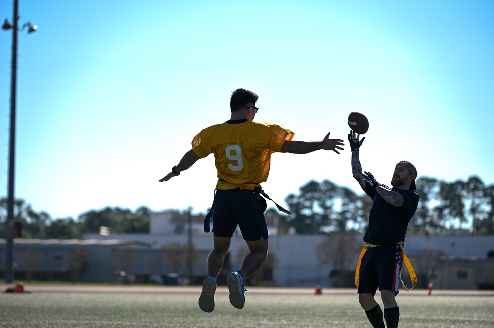 Center for information Warfare Training's annual Turkey Bowl