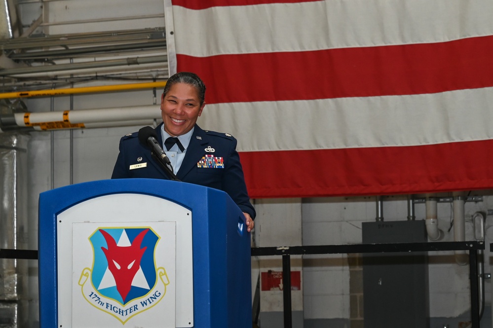 177th AMXS Change of Command Ceremony