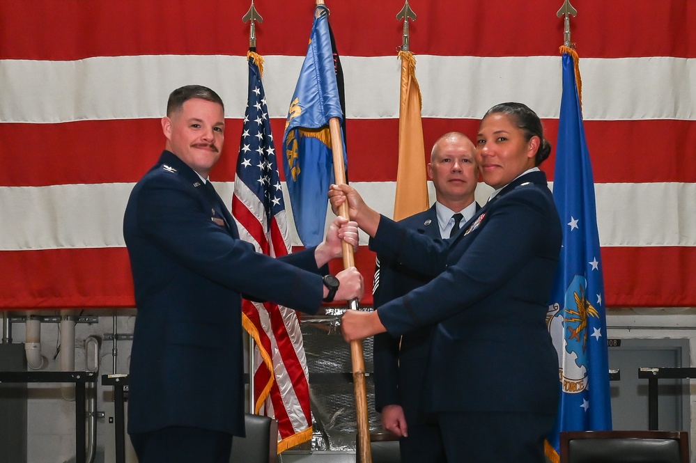 177th AMXS Change of Command Ceremony