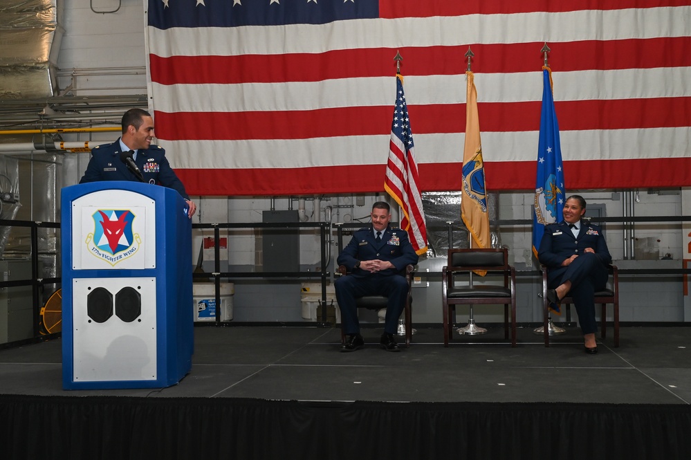 177th AMXS Change of Command Ceremony