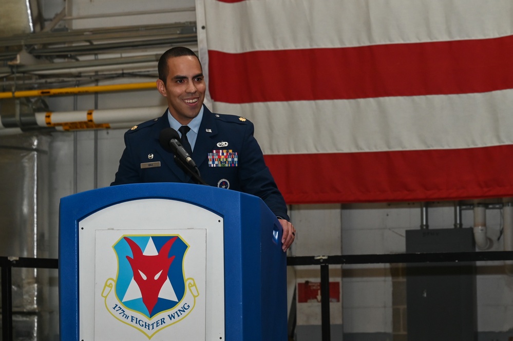 177th AMXS Change of Command Ceremony