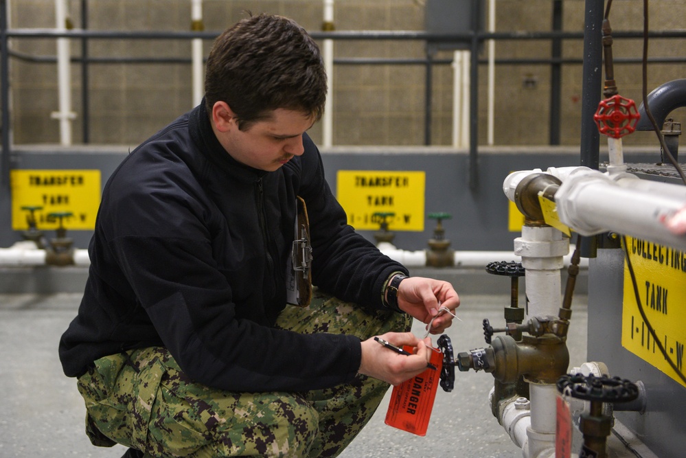 SWESC GL BECC Students Hang Danger Tags