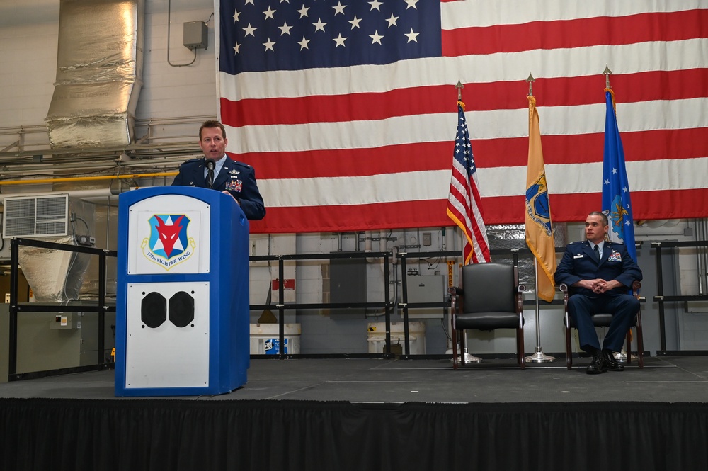 177th OG Assumption of Command Ceremony