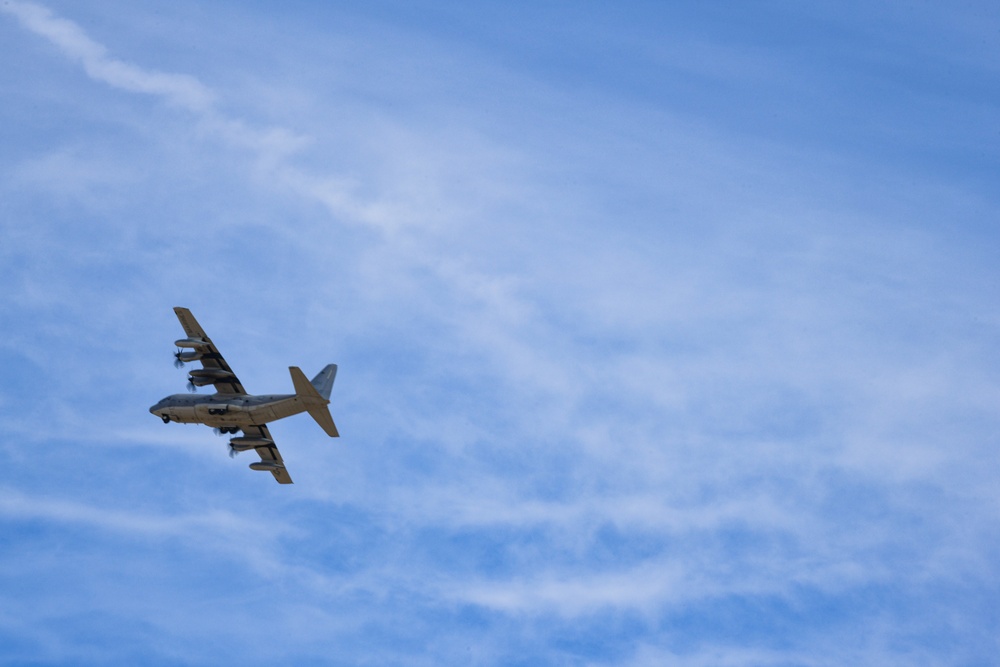 Japan-based KC-130Js continue assault landing zone exercise in California