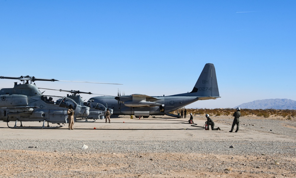 Japan-based Marines perform aviation-delivered ground refueling in California