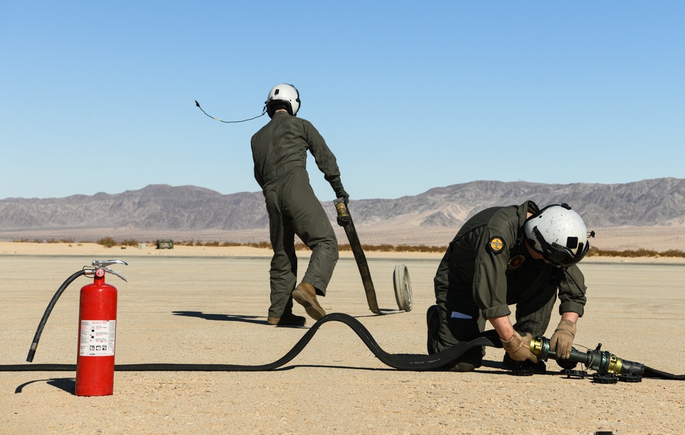 Japan-based Marines perform aviation-delivered ground refueling in California