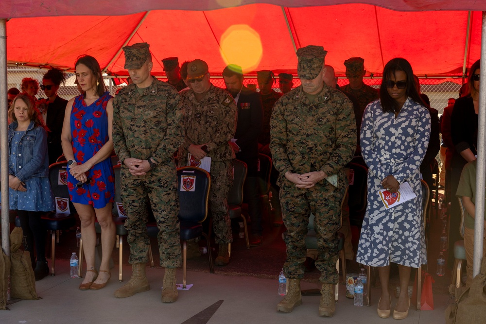 1st Bn., 5th Marines holds change of command ceremony