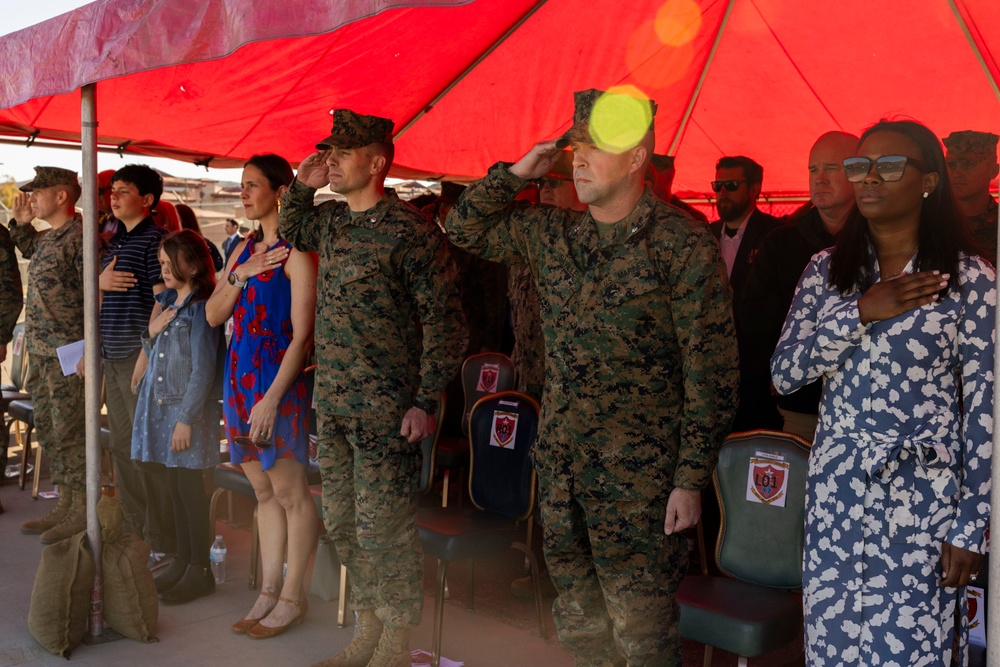 1st Bn., 5th Marines holds change of command ceremony