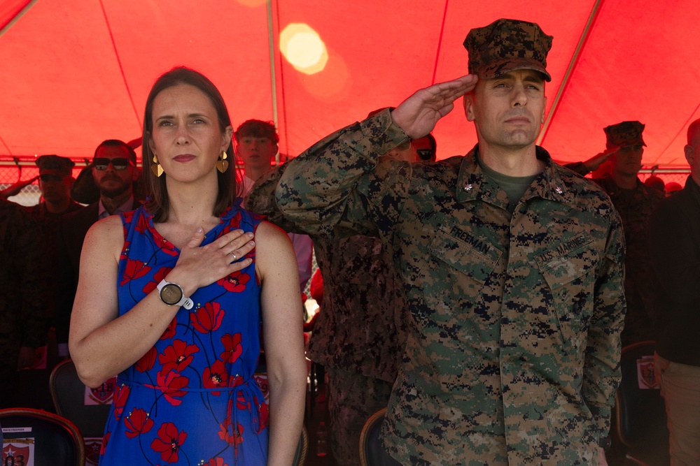 1st Bn., 5th Marines holds change of command ceremony