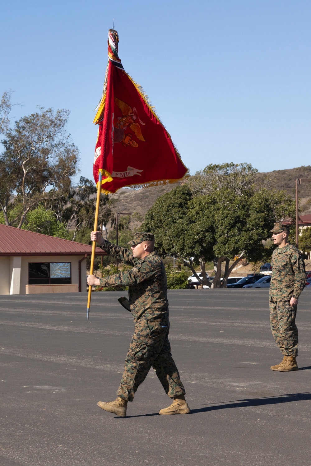 1st Bn., 5th Marines holds change of command ceremony