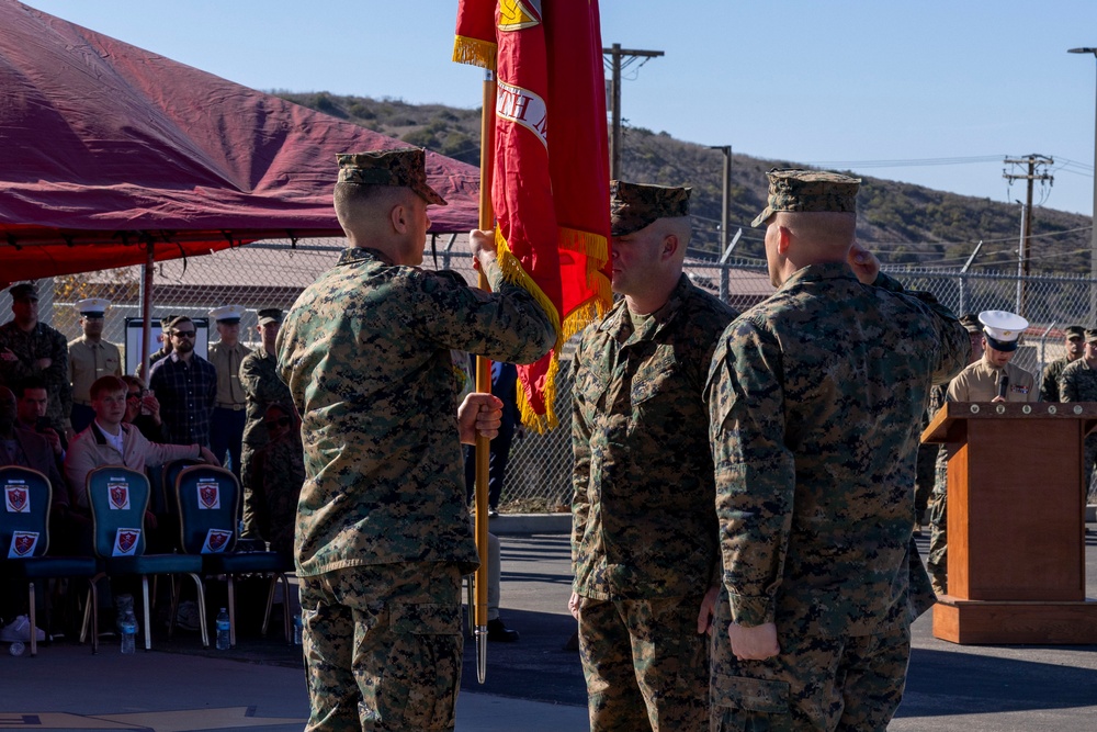 1st Bn., 5th Marines holds change of command ceremony