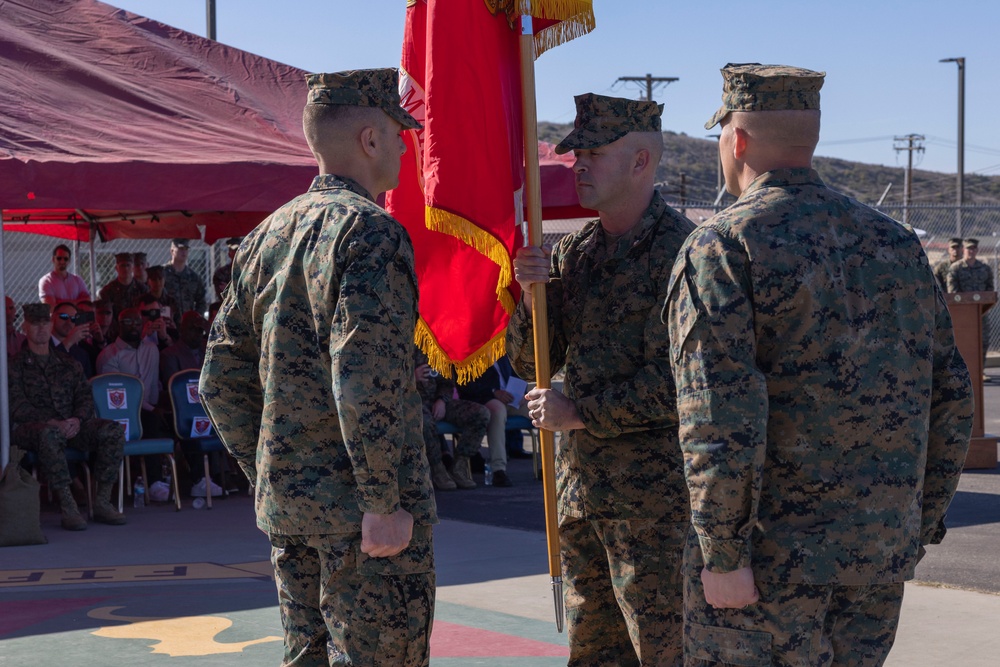 1st Bn., 5th Marines holds change of command ceremony