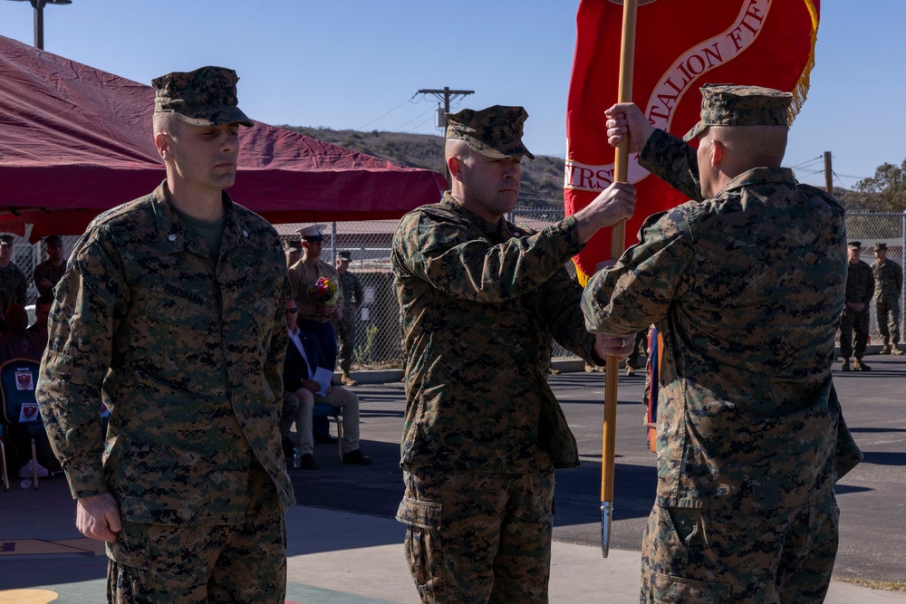 1st Bn., 5th Marines holds change of command ceremony