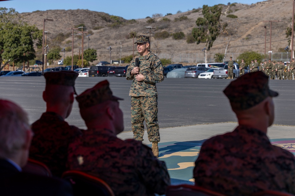 1st Bn., 5th Marines holds change of command ceremony