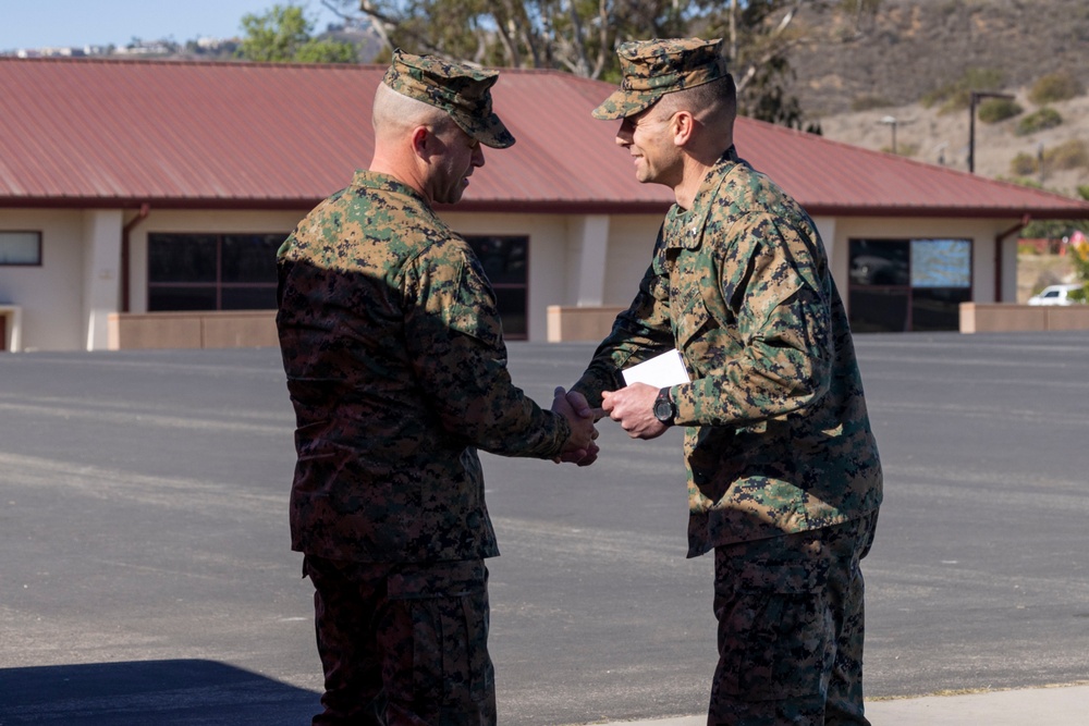 1st Bn., 5th Marines holds change of command ceremony