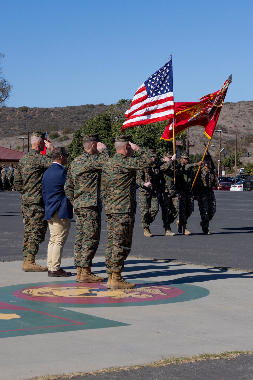 1st Bn., 5th Marines holds change of command ceremony