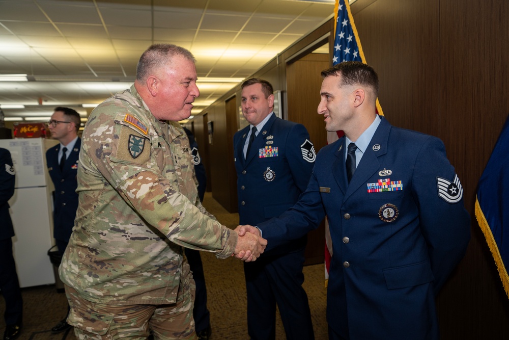 South Carolina TAG recognizes 169th Fighter Wing recruiting team