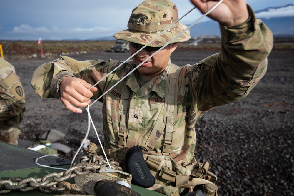 25th Division Sustainment Brigade Conducts Sling Load Training