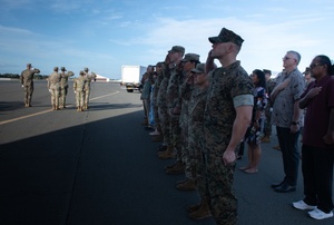 Family members of World War II hero Pvt. Robert Skaar discuss donating uniform to Fort McCoy History Center