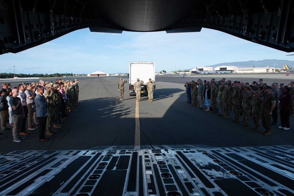 DPAA conducts Philippines honorable carry ceremony