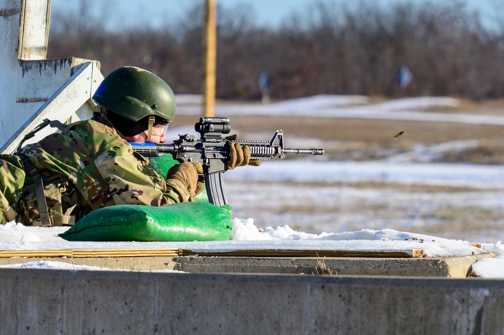 Company A, 35th Engineer Battalion Weapons Pre-qualification Jan. 14, 2025