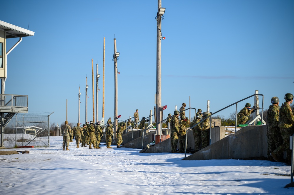 Company A, 35th Engineer Battalion Weapons Pre-qualification Jan. 14, 2025