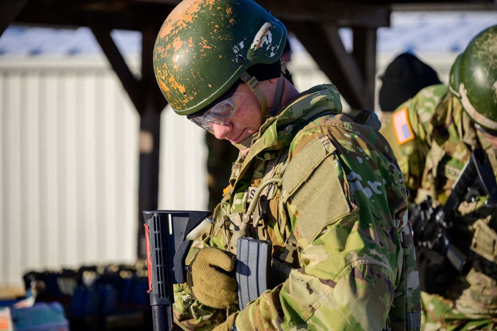 Company A, 35th Engineer Battalion Weapons Pre-qualification Jan. 14, 2025