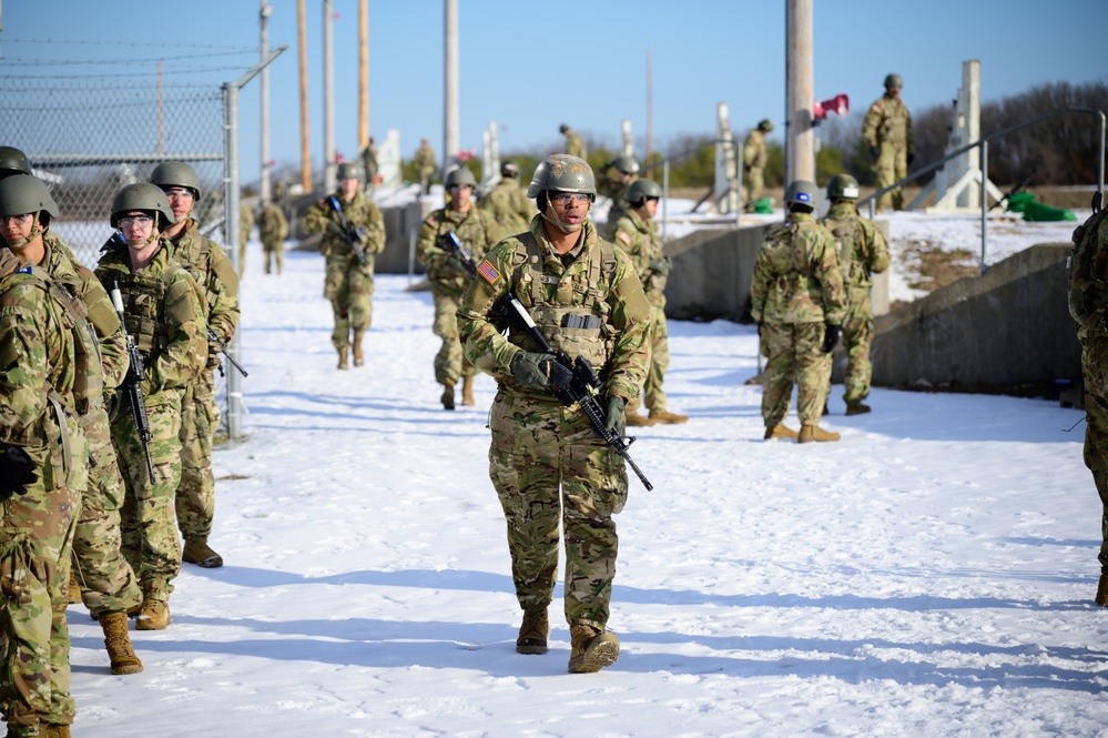 Company A, 35th Engineer Battalion Weapons Pre-qualification Jan. 14, 2025