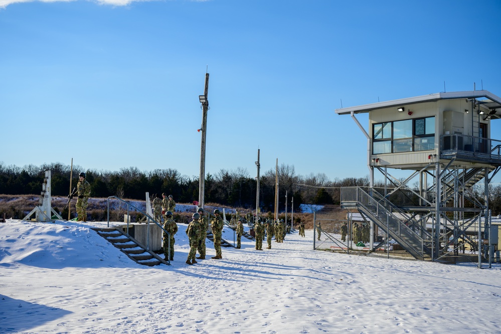 Company A, 35th Engineer Battalion Weapons Pre-qualification Jan. 14, 2025