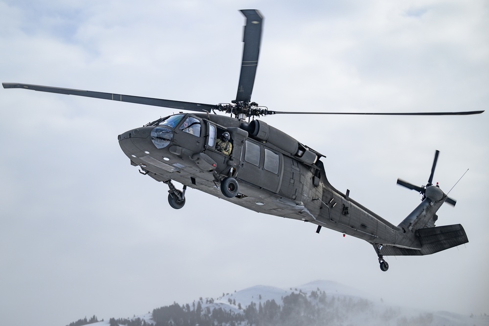 Wyoming National Guard conducts joint training with local partners in Teton Mountains