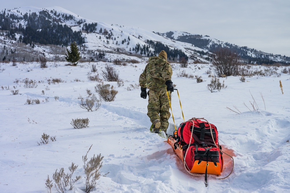 Wyoming National Guard conducts joint training with local partners in Teton Mountains