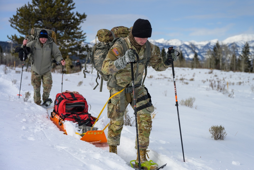 Wyoming National Guard conducts joint training with local partners in Teton Mountains