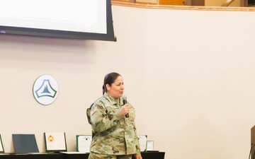 Fort McCoy Garrison commander, command team hold first town hall meeting for workforce for 2025