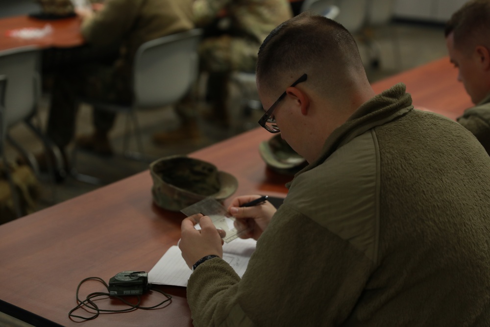 Land navigation training for the WVARNG Best Warrior Competition 2025