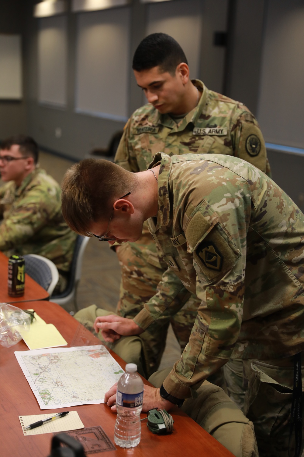 Land navigation training for the WVARNG Best Warrior Competition 2025