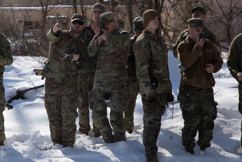 Land navigation training for the WVARNG Best Warrior Competition 2025