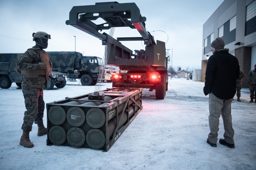 1st Bn., 11th Marines teaches U.S. service members about M142 HIMARS in Alaska