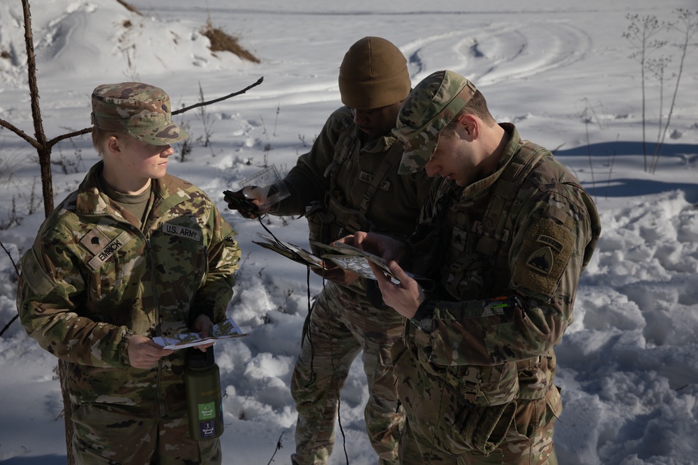 Land navigation training for the WVARNG Best Warrior Competition 2025