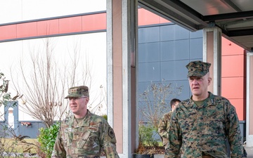 EUCOM leadership visits with 603 AOC