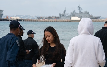 USS America (LHA 6) Sailors Conduct Beach Cleanup